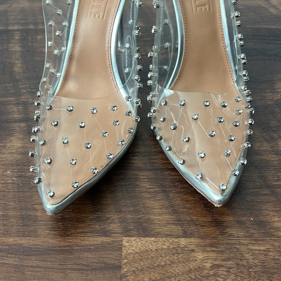 I AM JENNIFER LE Beyonce X Glacier Glass Slipper Heels size 43/13 - Picture 7 of 12